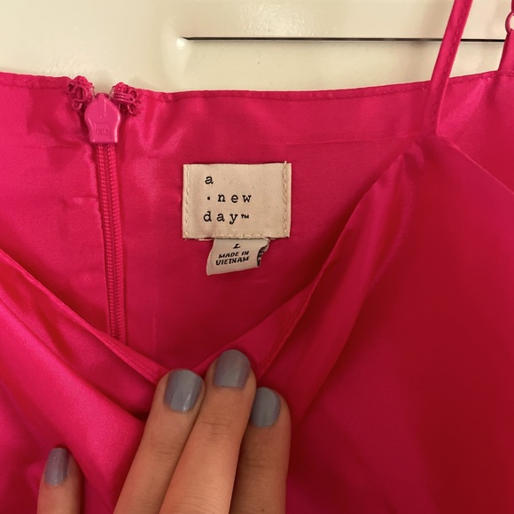 NWOT A New Day pink ruffled tank - Picture 4 of 4